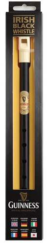 Guinness Irish Black Whistle. Irische Blechflöte mit Spielanleitung. Geschenkverpackt.