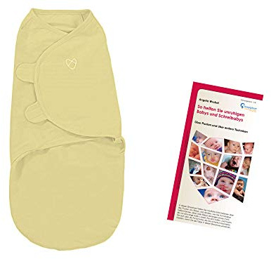 Lampiphant® + Summer Infant Original SwaddleMe® Pucksack, S/M, Gelb