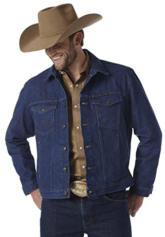 Wrangler Western Unlined Denim jacka jeansjacka, Denim, S