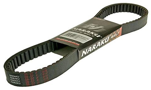 Courroie trapézoïdale Naraku V/S – PGO Bug Rider 250 | Usage scooter et cyclomoteur; matière caoutchouc, couleur noire; compatible avec KYMCO Dink / Bet et Win 250, Grand Dink 250.