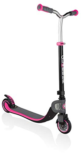 GLOBBER Scooter Flow 125 Faltbar - Kindermädchen - Schwarz und Pink