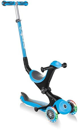 Globber 646-101 GO.UP Deluxe Lights – Himmelblau, Einheitsgröße