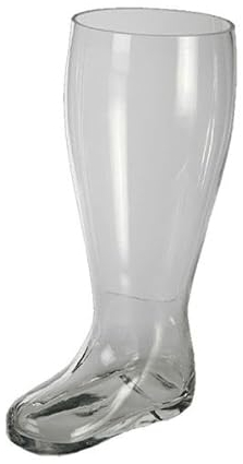 Chope de bière en forme de botte taille XXL verre de 2 litres