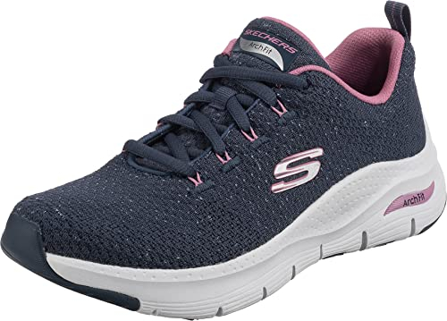 Skechers Arch Fit - Glee For All, Scarpe da ginnastica Donna, Navy, 40 EU