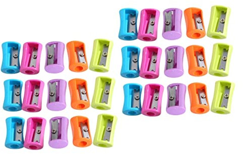 STOBOK 100stücke Kreative Handheld Bleistiftspitzer Im Waisted Design Praktische Und Bunte Schulstationery Für Junge Mädchen Und Schüler Für Einsatz Zu Hause Klassenzimmer Farben
