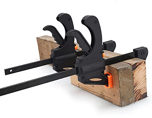 4 pulgadas 3/4/5 piezas Velocidad de liberación rápida del trinquete Apretón Barra de trabajo de trabajo en madera Abrazadera Kit de clip Esparcidor Gadget Herramienta Mano Carpintería Carpintería A