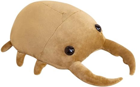 Herfair Kuscheltier Insekten Plüschtier Stofftier Plüschtiere Spielzeug Niedliche Plüsch Kissen Weich Geschenk für Baby Kinder (Hellgelb,60cm)