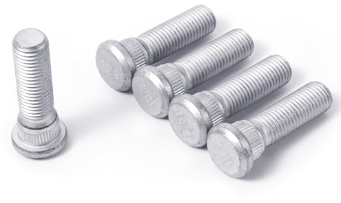 5pz M12x1,5 Prigionieri Ruota, Lunghezza 48mm Bulloni con Alette in Acciaio Prigionieri per Pneumatici Accessori per Auto Compatibili con Toyota Adatto per Chevrolet per la Serie Lexus