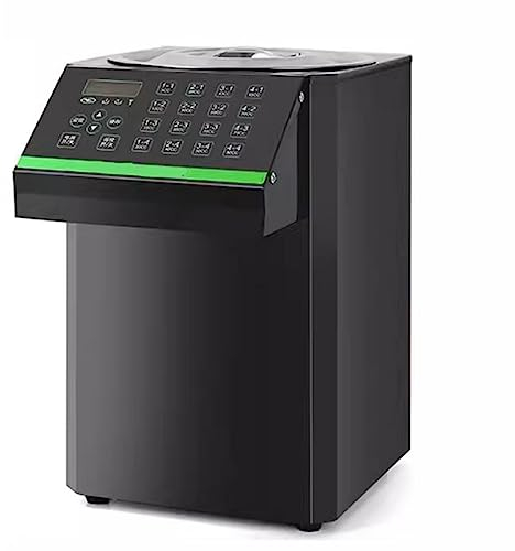 8L Commercial Fructose Filling Machine - Automatic Dispenser for Milk Tea, Fruit Juice, Coffee - 16 Grid Memory Buttons - 304 Stainless Steel Liner
