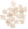 VILLFUL 50 pezzi accessori per colomba della pace, trucioli di legno, fai da te, per camera da letto, decorazione da parete, uccello, ciondolo decorativo fatto a mano, dischi di legno incompiuti