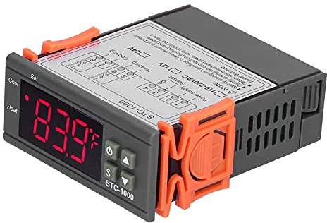 Digitaler Temperaturregler Kühl- und Heizthermostat mit Sensor STC-1000 Professionelles Zubehör (24V)