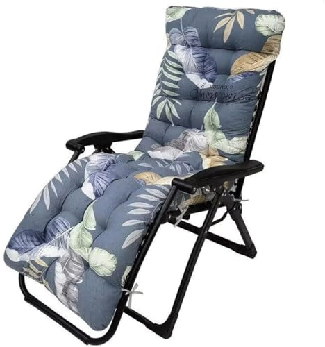 MCNDSI Auflagen Für Gartenliegen Dicke Lange Gartenliegen-Auflage Sofapolster Relaxliegenauflage für Anti-Rutsch-Design Polster Kissen Liegestuhl Relaxliegenauflage(Style7)