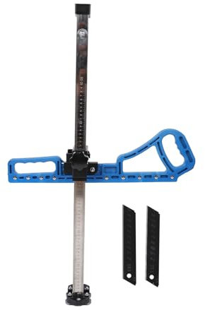 Drywall Cutting Tool, Foldable Drywall Cutter Plasterboard Cutter with 60cm Scale, Professional Drywall Cutout Tool Drywall Cutter Tool