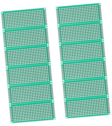 BUGUUYO 12stücke Steckplatine Platine Experimentierschaltungswerkzeug Elektrische Komponenten Stromversorgung Langlebigkeit Präzises Design