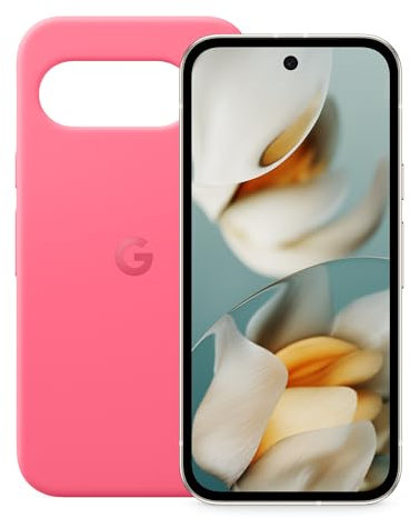 Google Pixel 9a – Smartphone Android Libre con cámara con IA, batería para Todo el día y potentes Funciones de Seguridad – Porcelana, 128GB + Funda de Pixel 9a – Rosa peonía