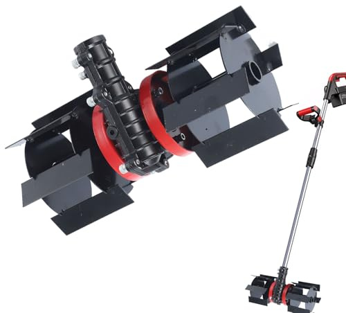 Roue de Désherbage pour Tondeuse à Gazon | Roue Sarcleuse Robuste pour Motoculteur | Accessoires De Tondeuse Pour Utilisateurs Particuliers Et Commerciaux