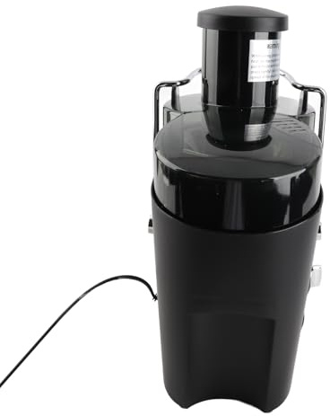 Irishom Juicer Hogar de Calibre Grande Cuerpo de Acero Inoxidable de Calibre 800W Alta Potencia Fruta Fuerte y Extractores de Vegetales Residuos de Jugo Separación (Enchufe de la UE)