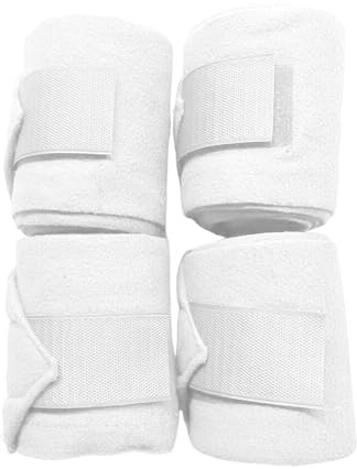 Genérico Hästomslag: 4 stycken benomslag för hästar, elastiska hästbandage för frambenen | Ridning tillbehör för körning, träning, C