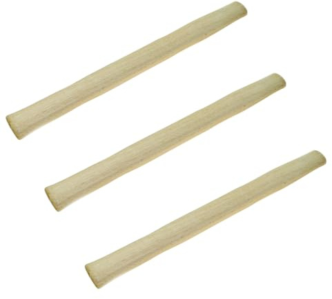 pokm toolsmarket - 3x Hammerstiel 80cm 3-er Set Holzstiel, aus Buchenholz, Ersatzstiel Vorschlaghammerstiel Schlosserhammerstiel Stiel, Made in EU