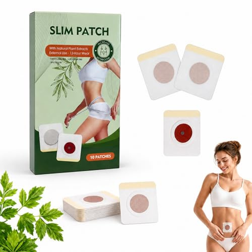 30 Parches Adelgazantes para Quemar Grasa Abdominal,Slimming Patches,Parche de Ombligo para Perder Peso Rápidamente,Reducción de Cintura,Detox Natural para Mujer y Hombre,Para Adelgazar,Verde