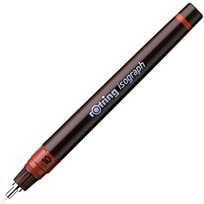rOtring Isograph Technical Drawing Pen | 0.10 mm | Refillable Fineliner Pen