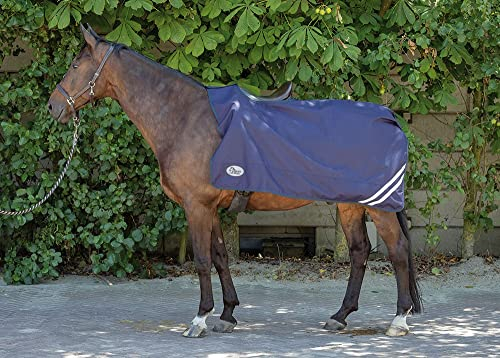 Harry's Horse Ausreitdecke 0gr wasserdicht mit Fleece Futter Dress Blues, Größe:XL