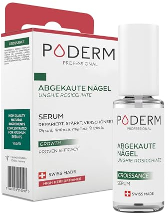 PODERM - STOP NÄGELKAUEN - Alternative zu Bitterlack - Pflege-Serum Anti-Stress 100% natürlich - Aktiviert das Wachstum - Erwachsene/Kinder - Swiss Made