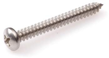 Bohrschrauben Edelstahl 4,8 x 80 mm Rundkopf - 200 Stück