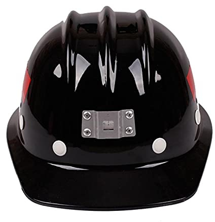 Bergbau Sicherheitshelm Baukohle Bergmann FRP Harthut Arbeitsschutz Helm Anti-Zertrümmerung Arbeitskappe-1._Schwarz