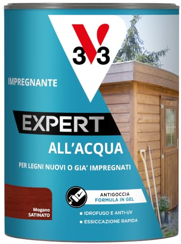 V33 Impregnante all'Acqua Expert Mogano 0,75L