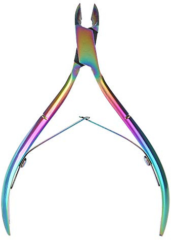 Cortador de cutículas de uñas de piel muerta para uñas, accesorios cortaúñas, removedor de piel muerta, pinzas de tijeras, mini camaleón, herramienta de manicura, diseño moderno y exquisito, cupé