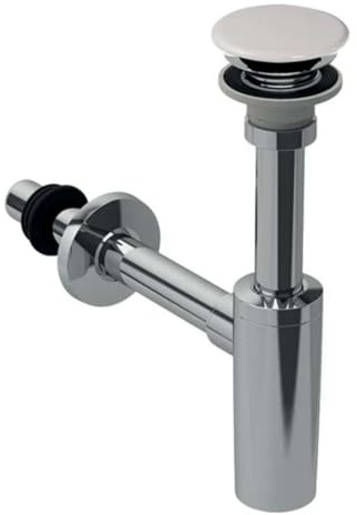 Geberit 151.019.01.1 Washbasin Drain for Geberit One Siphon Valve Cover and Cuff Horizontal Outlet