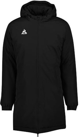Le Coq Sportif - TRAINING Parka de banc Club N°1 m - Homme Hiver Chaude Longue Imperméable Doublée Rembourrée Polyamide Sport Travail - Taille XL - Couleur Noir