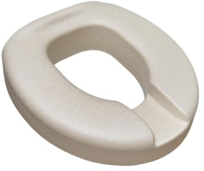 FytStycale Rehausseur de Toilettes Universel, Rehausseur Confortable et Pratique, Coussin de Toilette Antidérapant, Lavable et Léger, Assise Ergonomique pour Personnes Âgées et Femmes Enceintes,Beige