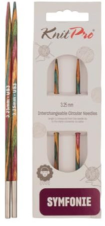 KnitPro Symfonie Austauschbare Nadelspitzen 5 (13cm) | 3,25mm
