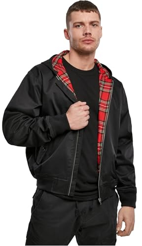 Brandit Hooded Canterbury Jacke, schwarz, Gr. L