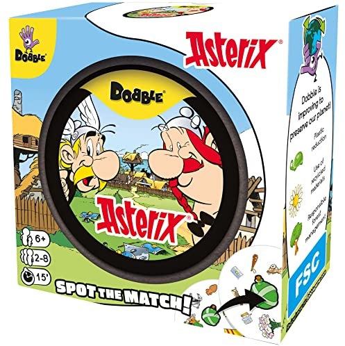 Zygomatic Dobble Asterix | Action- und Reflexionskartenspiel | ab 7 Jahren | 2 bis 8 Spieler | 15 Minuten pro Spiel - Spanische Sprache