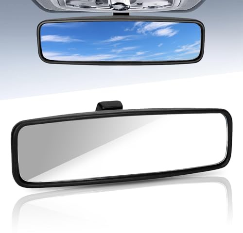 Specchietto Retrovisore Auto per 814842, Alloggiamento in Abs E Vetro per Specchio Interno Auto, Specchietto Retrovisore per Peugeot 107/206/106 Citroen C1 Clio 1