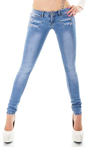 Jeans da donna a basso rise, jeans skinny slim fit, stretch, XS-XL, M