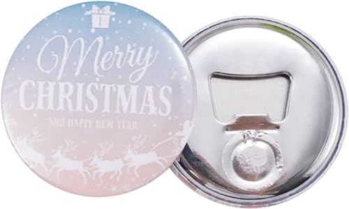 Juego de 50 abrebotellas de 58 mm, accesorios para máquina KEYSAFER Badge Maker, incluyendo cuencos de metal, parte posterior de metal y películas de plástico