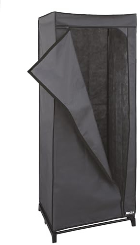 Jocca Armadio Pieghevole in Tessuto TNT | 60x50x150 cm | Capiente e Leggero | Protegge da Polvere, Umidità e Insetti | Facile da Montare e Trasportare | Per Camera o Ripostiglio