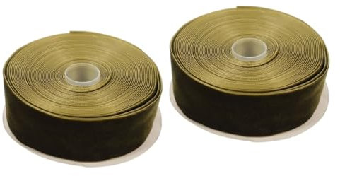 NUOBESTY 2 Rollen Samt Gurtband Dunkelgrünes Party Verpackungsband Schleifenband Grünes Zum Basteln Für Kränze Wohnaccessoire Verpackungsband Verpackungsband