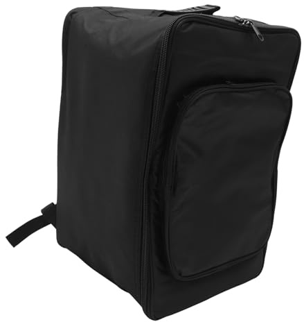 ULDIGI Bolsa Mochila para Instrumentos de Percusión, Acolchada y Resistente, Tamaño Mediano, Color Negro, para Transporte Cómodo y Almacenamiento Seguro de Caja de Estilo Aleatorio