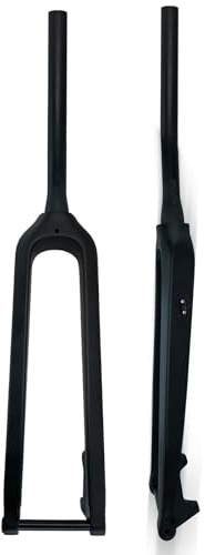 HZXQCVB 26''27,5''29'' ASSE Passante 15x100mm Mountain Bike Forcella Rigida Fibra di Carbonio Freno A Disco 1-1/8Diritta/ 1-1/2''Conica Biciclette Forcella Anteriore(1-1/2'',29in)