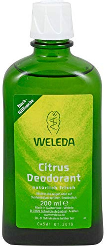 WELEDA Citrus Deodorant Nachfüllpackung, 200 ml Lösung