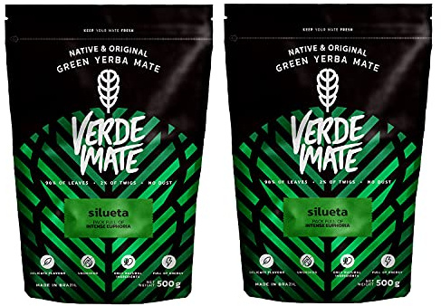 Yerba Mate Vert Silueta 500g Thé Minceur Brésilien Citronnelle Menthe | Découvrez une infusion rafraîchissante de yerba mate brésilienne aux notes naturelles de citronnelle et menthe