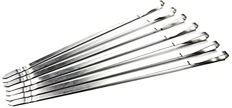 7 x XXL Schaschlik-Spieße aus Edelstahl ca. 40 cm optimal für den Grill und Küche