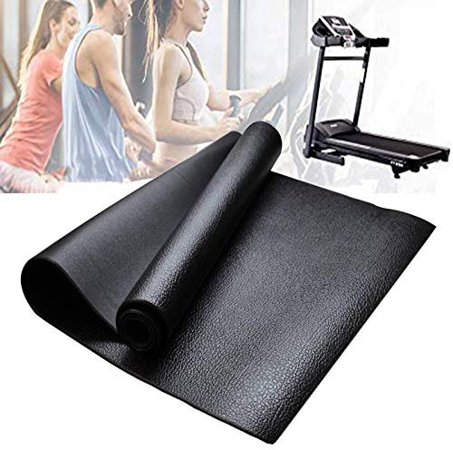 Schallschutzmatte für Laufband, Bodenschutzmatte Fitnessgeräte/Sportgeräte Heimtrainer, Antirutschmatte Laufbänder Fitnessgeräte Matte, Fitness Matte für Zuhause 220×60.5×0.4 cm