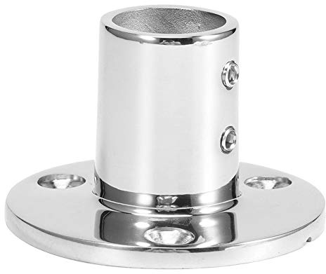 aqxreight - Raccordo per corrimano, Tubo Tondo in Acciaio Inossidabile 316 da 90 Gradi Raccordo per corrimano per Barche Accessori(22mm)