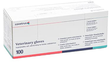 Latexhandschuhe puderfrei ALOE VERA M 100U COVETRUS